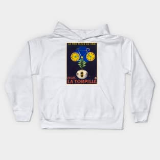 Cycles La Torpille Vintage Poster 1923 Kids Hoodie